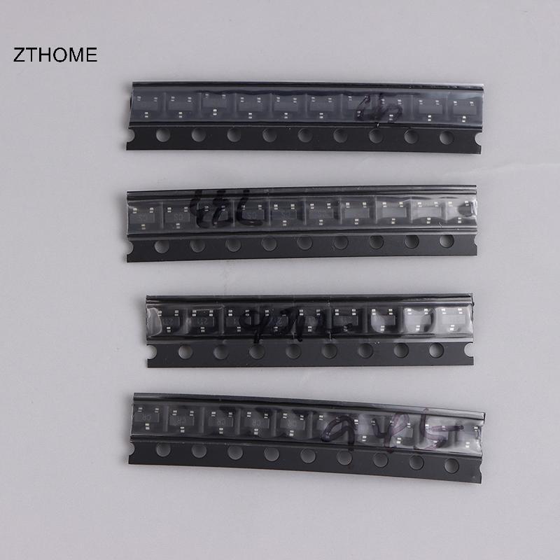 Bộ các loại Transistor ZTHOME (SOT-23) 18 loại * 10 chiếc = 180 chiếc 2N222 S9013 S9014 S9015 S9018 