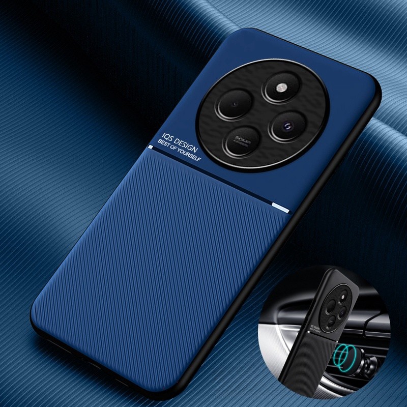 Dành Cho Redmi 14C Ốp Lưng Ô Tô Từ Tính Giá Đỡ Da Ốp lưng Xiaomi Redmy 14C 14 C Redmi14C 4G Silicon 