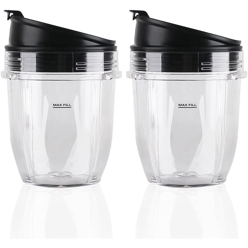 2 Gói Linh Kiện Thay Thế Có Nắp, Tương Thích Với Ninja Blender Auto iQ BL480 BL482 BL642 NN102 BL682
