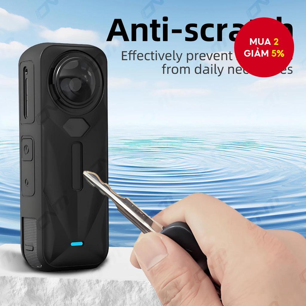 Vỏ silicone bảo vệ Insta360 X5, phù hợp cho việc bảo vệ camera khỏi trầy xước của phụ kiện camera th