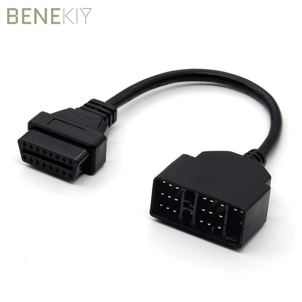 Bộ chuyển đổi chẩn đoán BENEKIY Obd2, Cáp nhựa Obd2 22pin17pin16pin, Cáp OBD sang Obd2 chuyên nghiệp