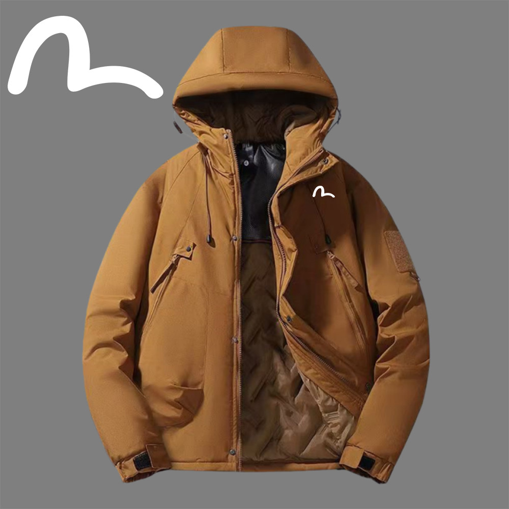 Evisu/Fushen Thu Đông 2025 - Áo Khoác Phong Cách Mới Cho Nam Nữ, Chống Gió & Mưa, Giữ Ấm Tốt từ Cott