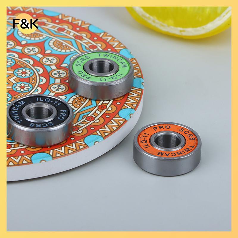 F & K 8 Cái 608 Vòng bi ILQ-11 8x22x7 Longboard Tốc độ Nội tuyến Skate Wheel Bearing Skate Scooter S