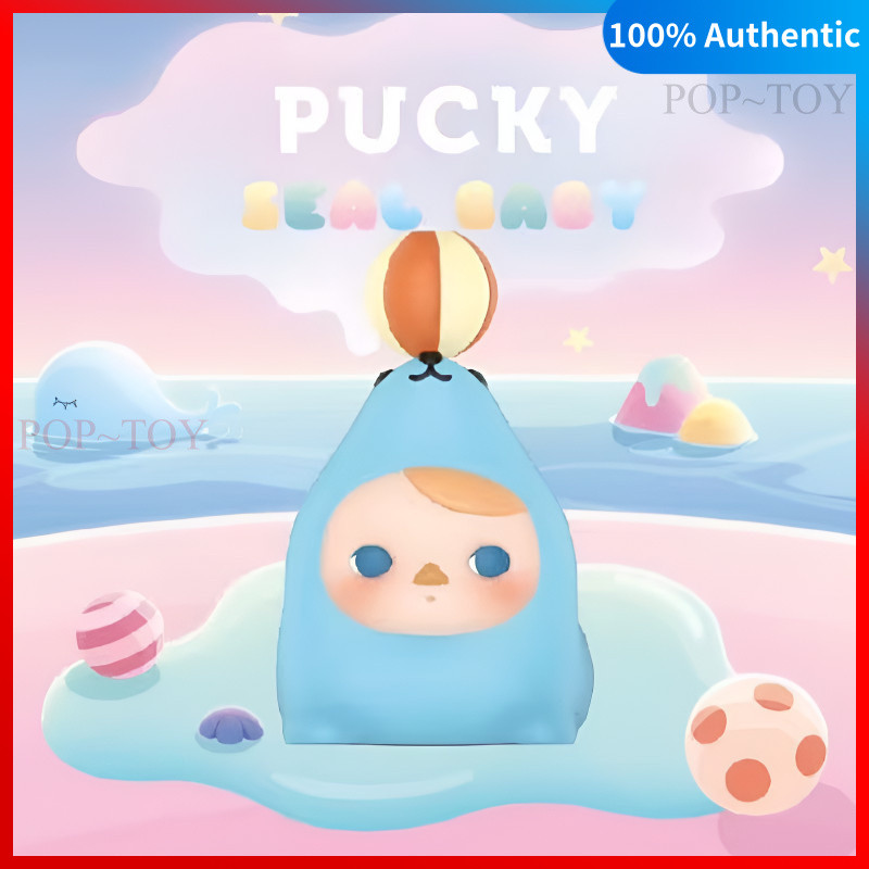 POPMART Pucky Seal Baby Limited Figure pop mart pucky pop mart blind box figures gift