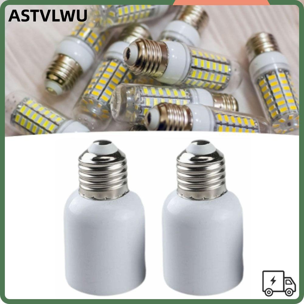 ASTVLWU 2 Bộ Chuyển Đổi E27 Sang E40, Bộ Chuyển Đổi Ổ Cắm Đèn Điện Trở Nhiệt Độ Cao 110-240V, Bộ Chu