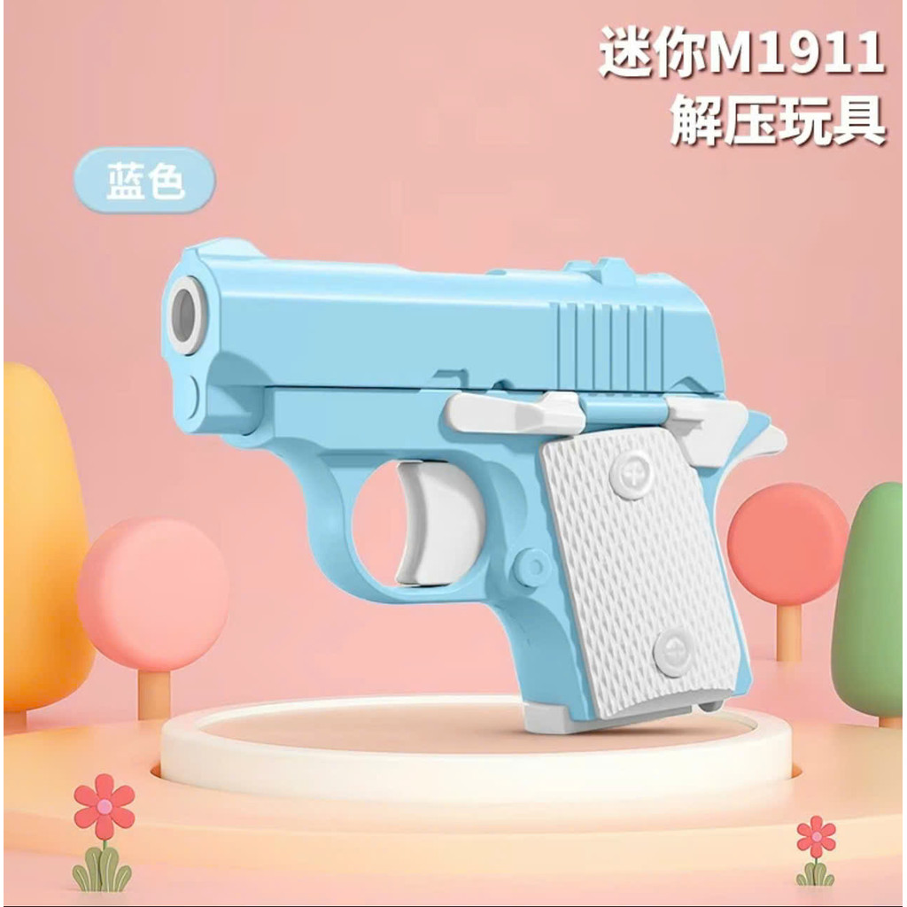Mô hình Đồ chơi củ cải m1911 trong suốt phát sáng . Đồ chơi giải tỏa căng thẳng cho bé toy