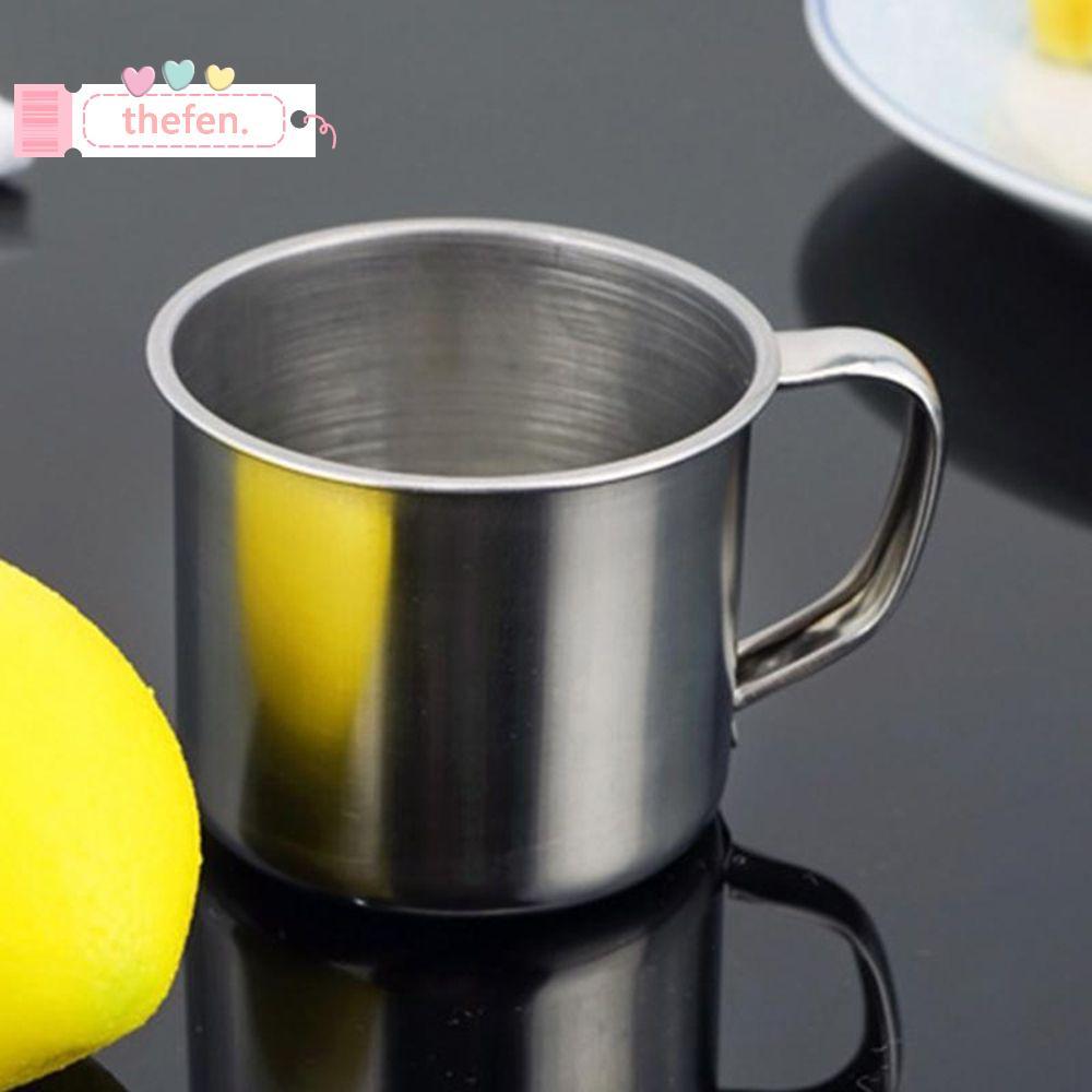 THEFEN 200ml Cốc Di Động Tumbler Pint Mini Kim Loại Thép Không Gỉ