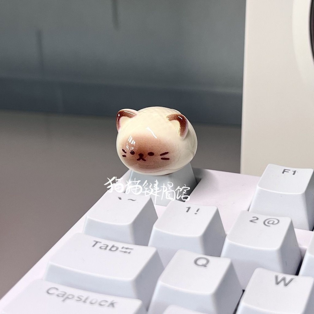 Muppet Cat Keycap Hoạt Hình Dễ Thương Toàn Bộ Keycap Esc Thích Hợp Bàn Phím Cơ Trục Chữ Thập Muppet 