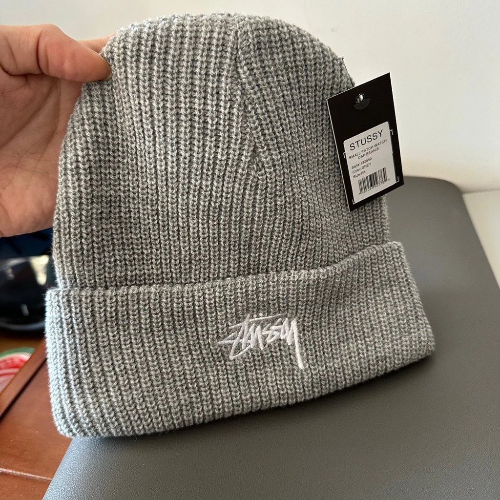 Mũ dệt kim STUSSY Mũ len mùa thu đông Mũ lạnh