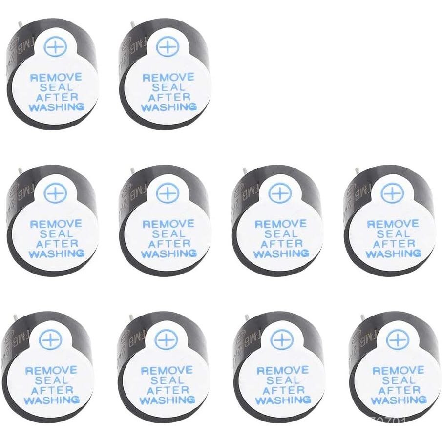 5V Buzzer, 10 Chiếc Buzzer 5V Âm Thanh Dài Loại Điện Từ Buzzer Hoạt Động Buzzer Báo Động Điện Tử Với