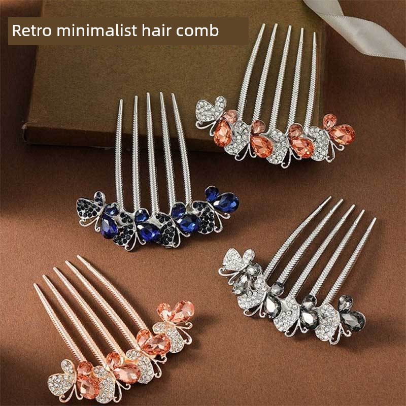 kẹp hoa phụ kiện vintage Kẹp tóc kẹp tóc đính ngọc trai kẹp tóc kẹp tóc phụ kiện cài tóc hoa cài tóc