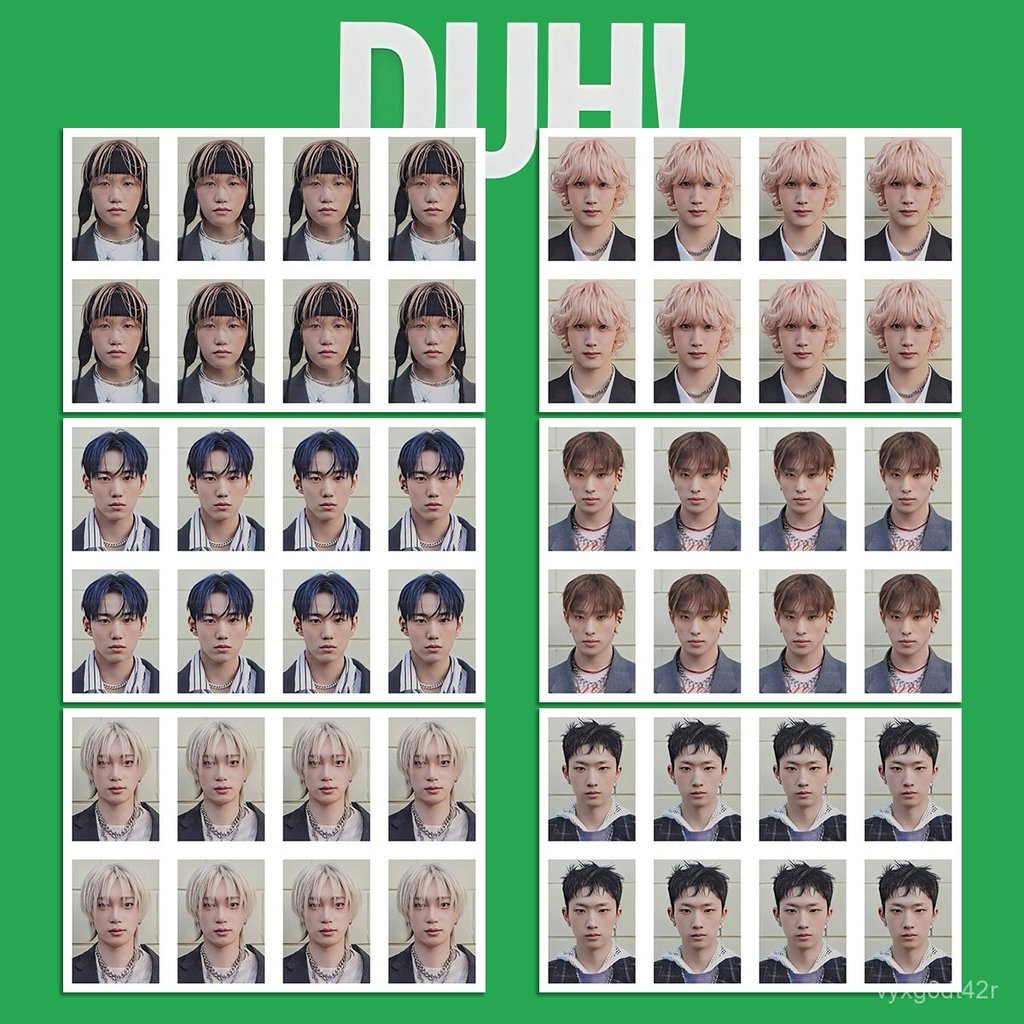 P1Harmony Album mới DUH Ảnh ID ngoại vi 1.0inch bức ảnh P1H Ảnh hộ chiếu