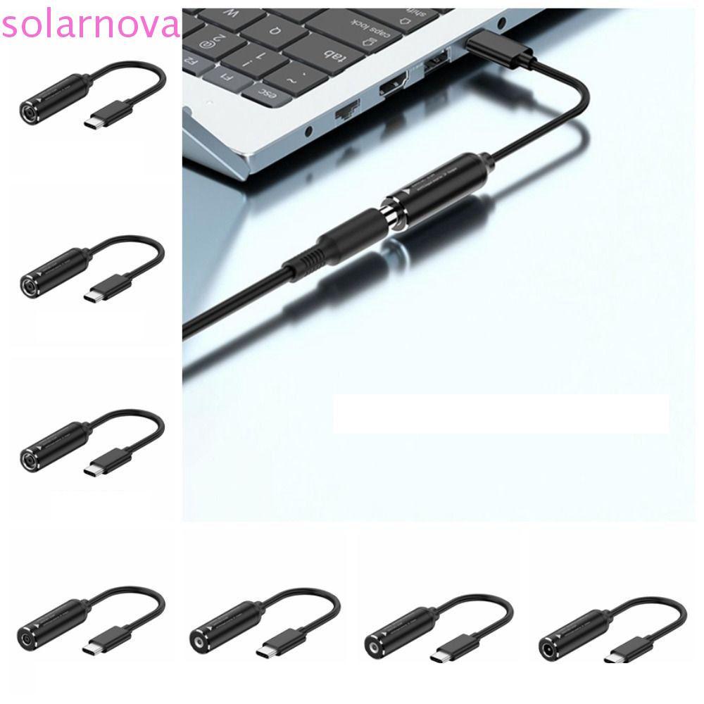 Cáp sạc SOLARNOVA Type-C sang DC Jack, Cáp sạc DC 5 / 9 / 20V DC sang Type-C, tập tin chuyển nhận dạ