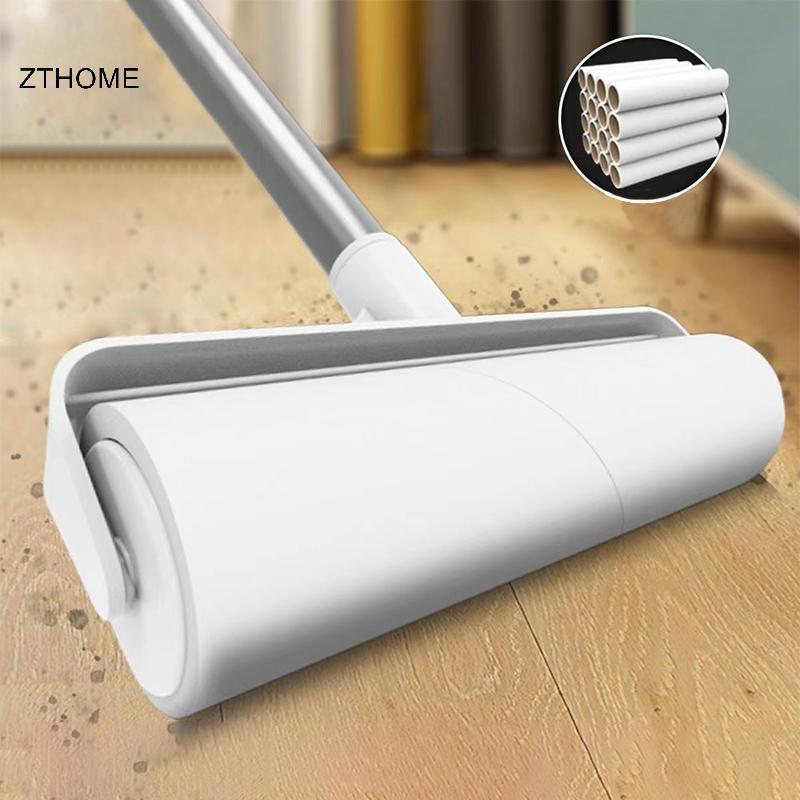 ZTHOME Dust Roller Hair Roller Cat Hair Roller Tay cầm có thể điều chỉnh Chiều dài có thể điều chỉnh