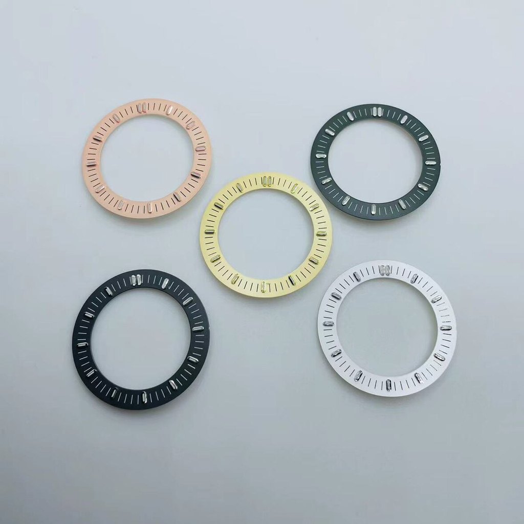 Ưu đãi đặc biệt Phụ kiện đồng hồ ~ Mặt số NH35 phong cách mới 31mm Đồng hồ cơ rỗng phát sáng màu xan