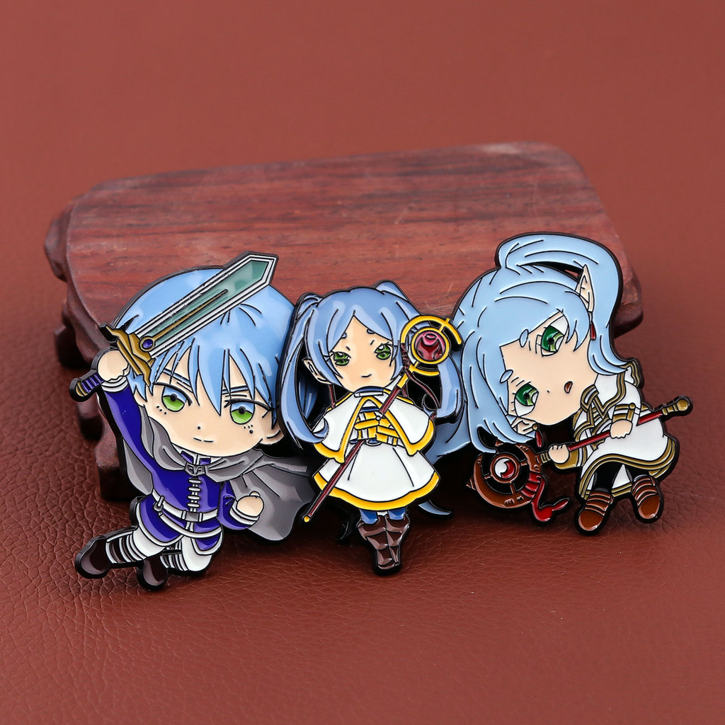 Anime Pin Frieren: Beyond Journey's End - Trâm Cài Áo/Balo Cho Người Hâm Mộ