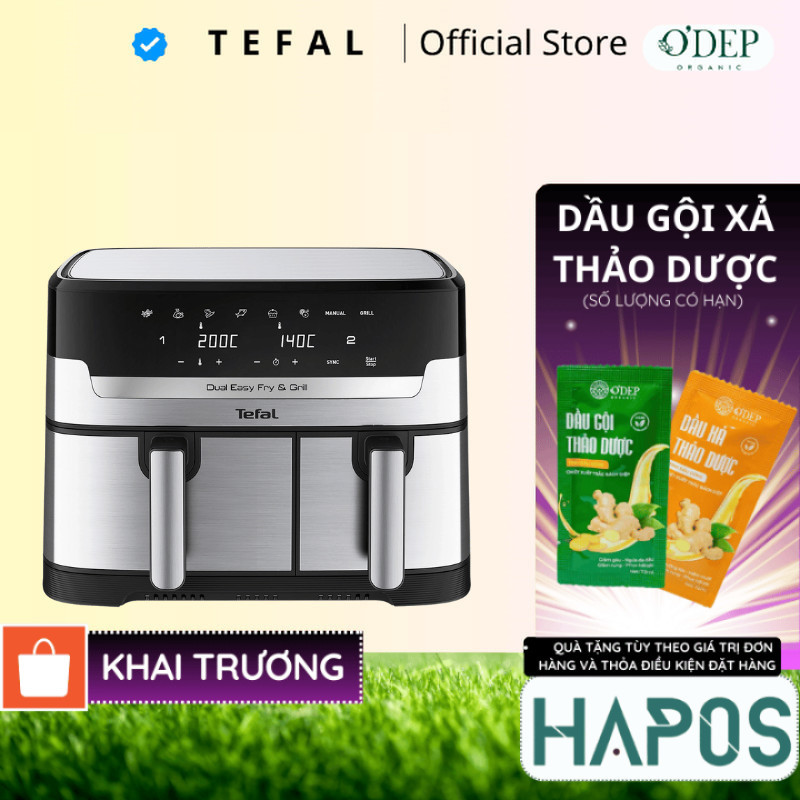 Nồi chiên không dầu Tefal 8.3 lít EY905D10 - HAPOS HSA