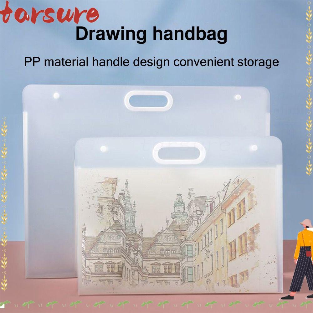 Túi đựng giấy vẽ tranh TARSURE, Thư mục tập tin di động chống nước, A2 / A3 / A4 4K / 8K / 16K Album