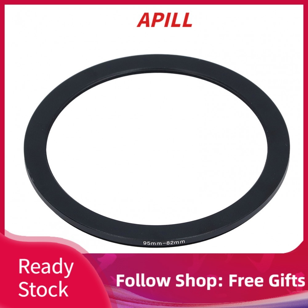 Apill 95mm Lens To 82mm Camera Adapter  Rustproof Filter Ring Lightweight Easy Install for Photograp