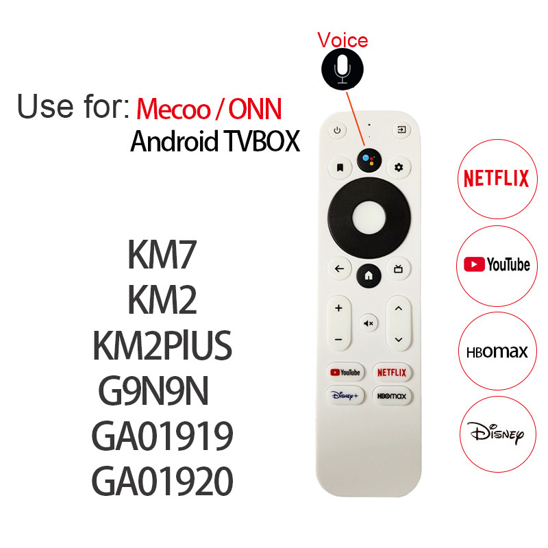 Remote Thích hợp cho Mecool ONN Android TV Box Điều khiển từ xa KM7 KM2 KM2Plus