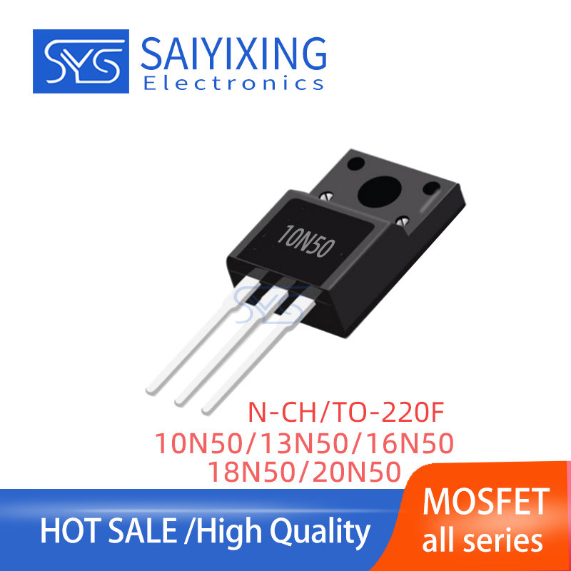 5 Chiếc Mới 10N50 / 13N50 / 16N50 / 18N50 / 20N50 TO-220F MOSFET 500V 10A 13A 16A 18A 20A Transistor