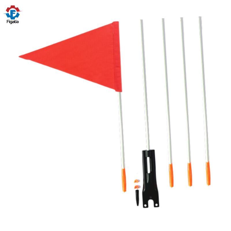 Cờ xe đạp có cột buồm màu cam, phù hợp với xe đạp và ô tô