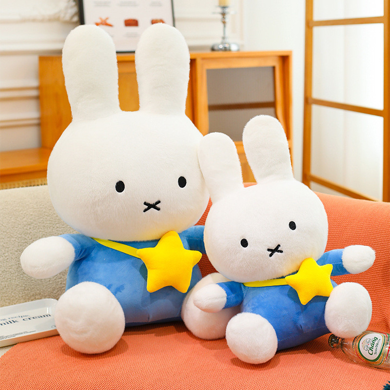 Búp bê sang trọng Miffy Rabbit Polys Búp bê ngồi