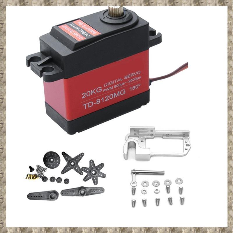 [zv0lma8i] Mô-men xoắn lớn servo kỹ thuật số 20kg + Thiết bị chuyển đổi parabol servo 20kg Thiết bị 