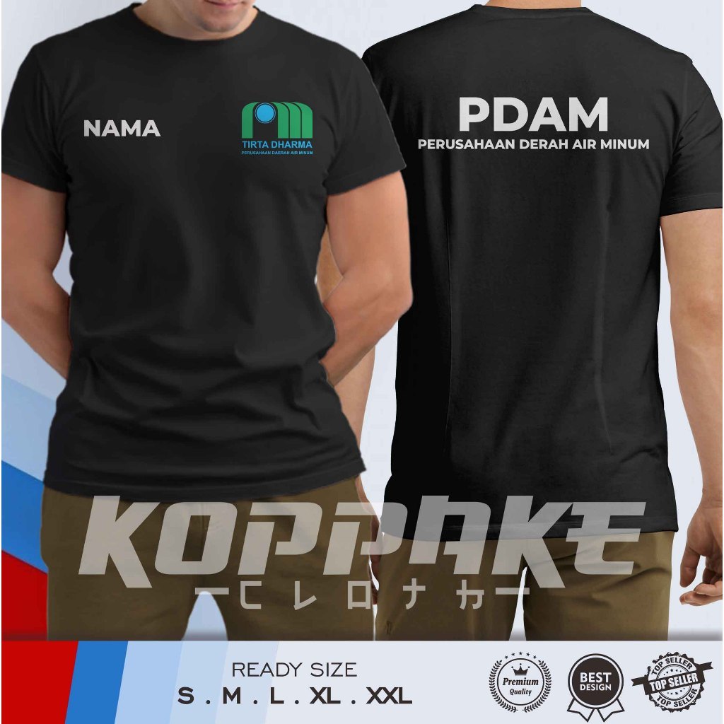 Áo thun Pdam dành cho công ty nước uống miễn phí, tên bạn, quần áo công ty