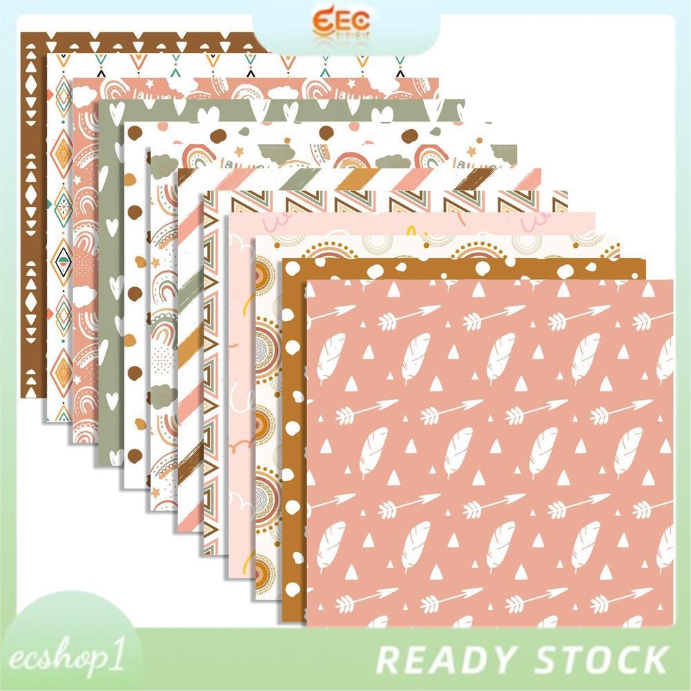 [ecshop1.ph] Sổ Lưu Niệm Giấy Pad 12Inch X 12Inch Họa Tiết Dễ Thương Cardstock Làm Thẻ Thủ Công Gói 