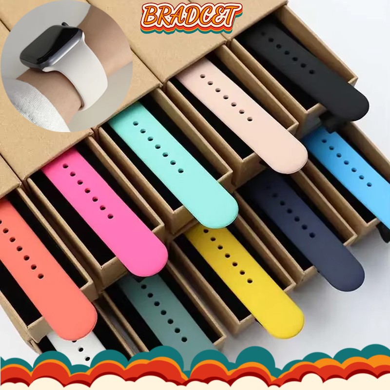 Dây Đeo Mềm Thể Thao Silicone for Đồng Hồ IWatch Smart Watch Ultra 3 2 SE 3 2 Series 11 10 9 8 7 49 