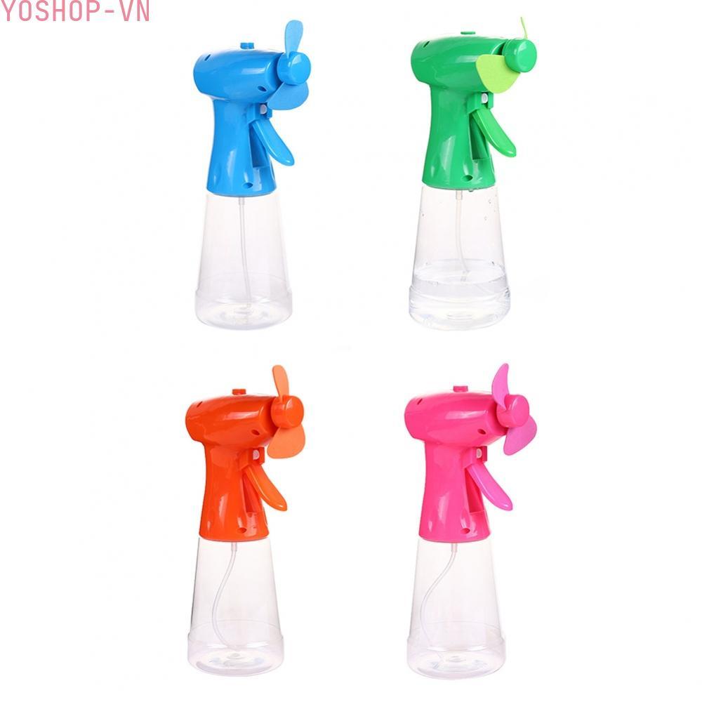 [Ysp]Battery Powered Mist Fan Battery Operated Compact And Portable For Hot Summers