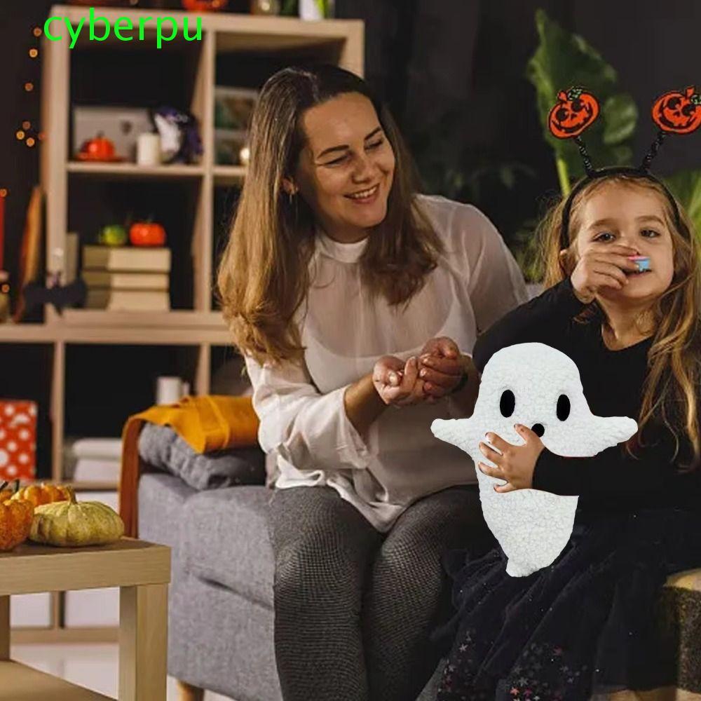 CYBERPULSE Halloween Ghost Throw Gối, Đồ chơi nhồi bông Halloween Elf Ghost Plush ngộ nghĩnh, Trick 