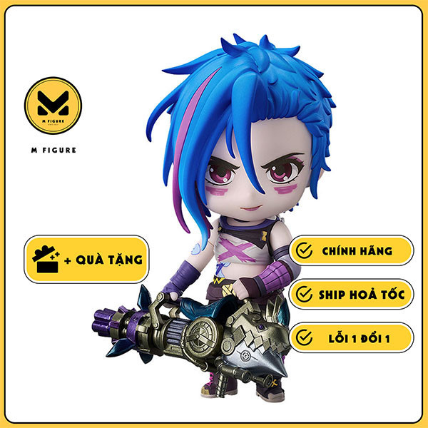 MÔ HÌNH Jinx - Arcane - Nendoroid (#2678) - Arcane Ver. ( Good Smile Company) FIGURE CHÍNH HÃNG