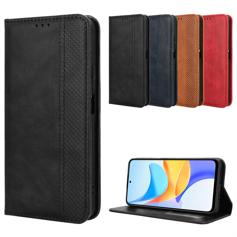 Thích hợp cho Ốp điện thoại Honor X7b Honor X7b / Play 50 Plus Card Leather Case Flip Play 8T Case