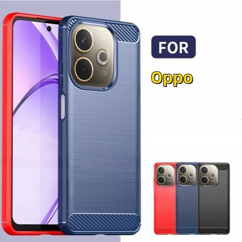 Ốp Lưng Sợi Carbon Oppo A5pro 2025 Cho Oppo A5 A 5 pro A5pro OppoA5pro 4G 5G Vỏ Điện Thoại Giáp TPU 