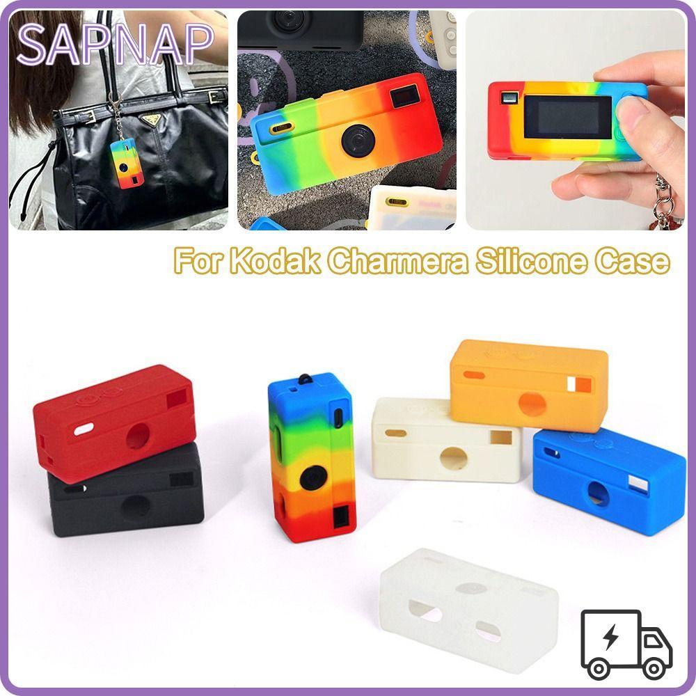 SAPNAP Cho Kodak Charmera, Silicone Scratch Mềm Mại, Chống Dây Buộc Phụ Kiện Camera