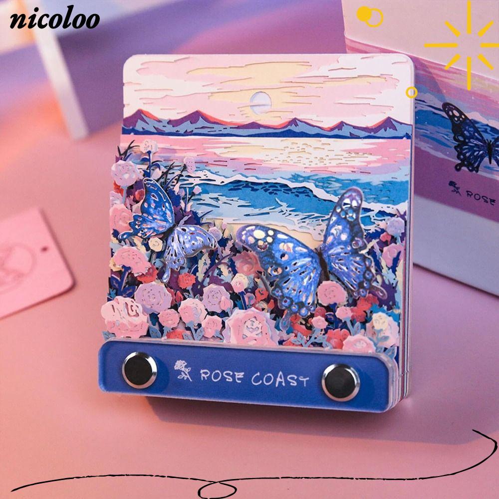 Lịch NICOLOO 2025, Bướm Chuồn Chuồn Rỗng Ra Lịch Nghệ Thuật 2025, Sách Khắc Có Thể Xé Lịch Lịch Lịch