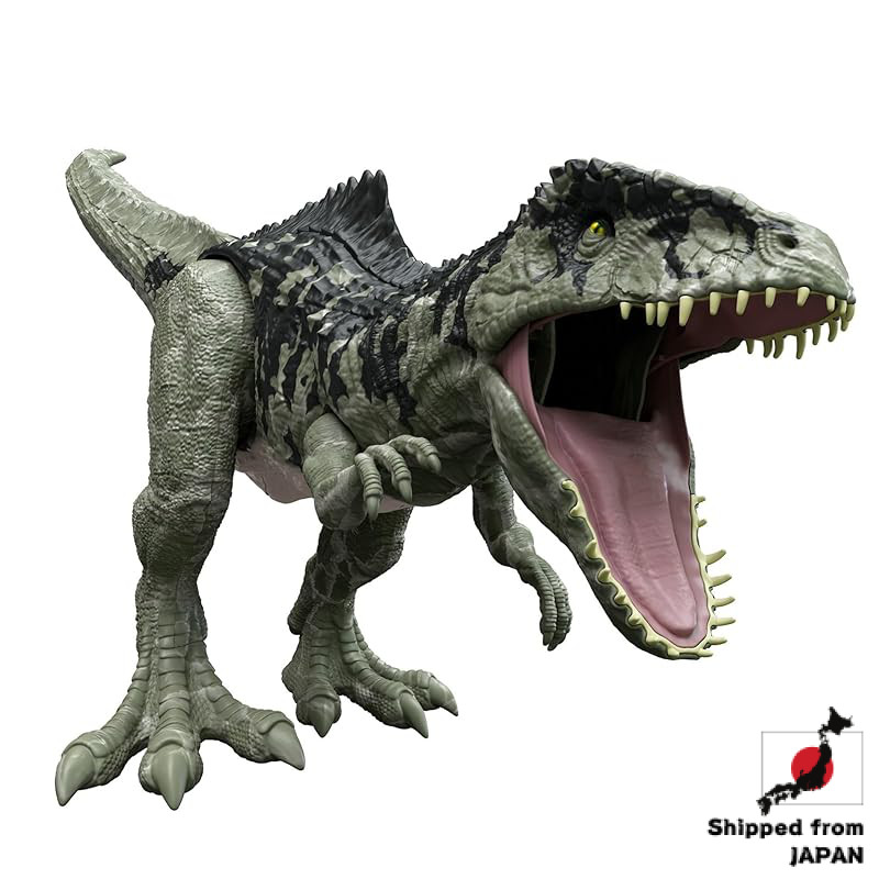 Mattel Jurassic World Super Chomping Roaring Giganotosaurus Mô Hình Khủng Long【Kích Thước: Khoảng 55