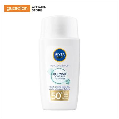 Sữa Chống Nắng Dạng Sữa Nivea Sun Derma Blemish Control SPF50+ 40ml | Guardian Việt Nam