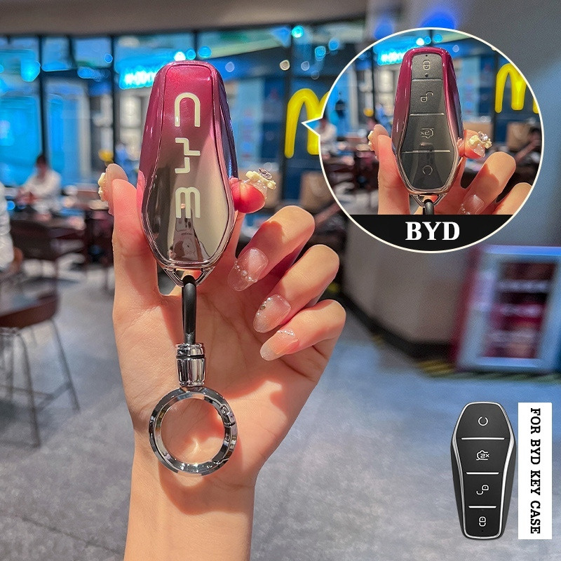 BYD Seal 5 BYD Dolphin Key Case Thích hợp cho BYD Atto 3 BYD Sealion 7 M6 Sealion 6 Phụ kiện Móc khó