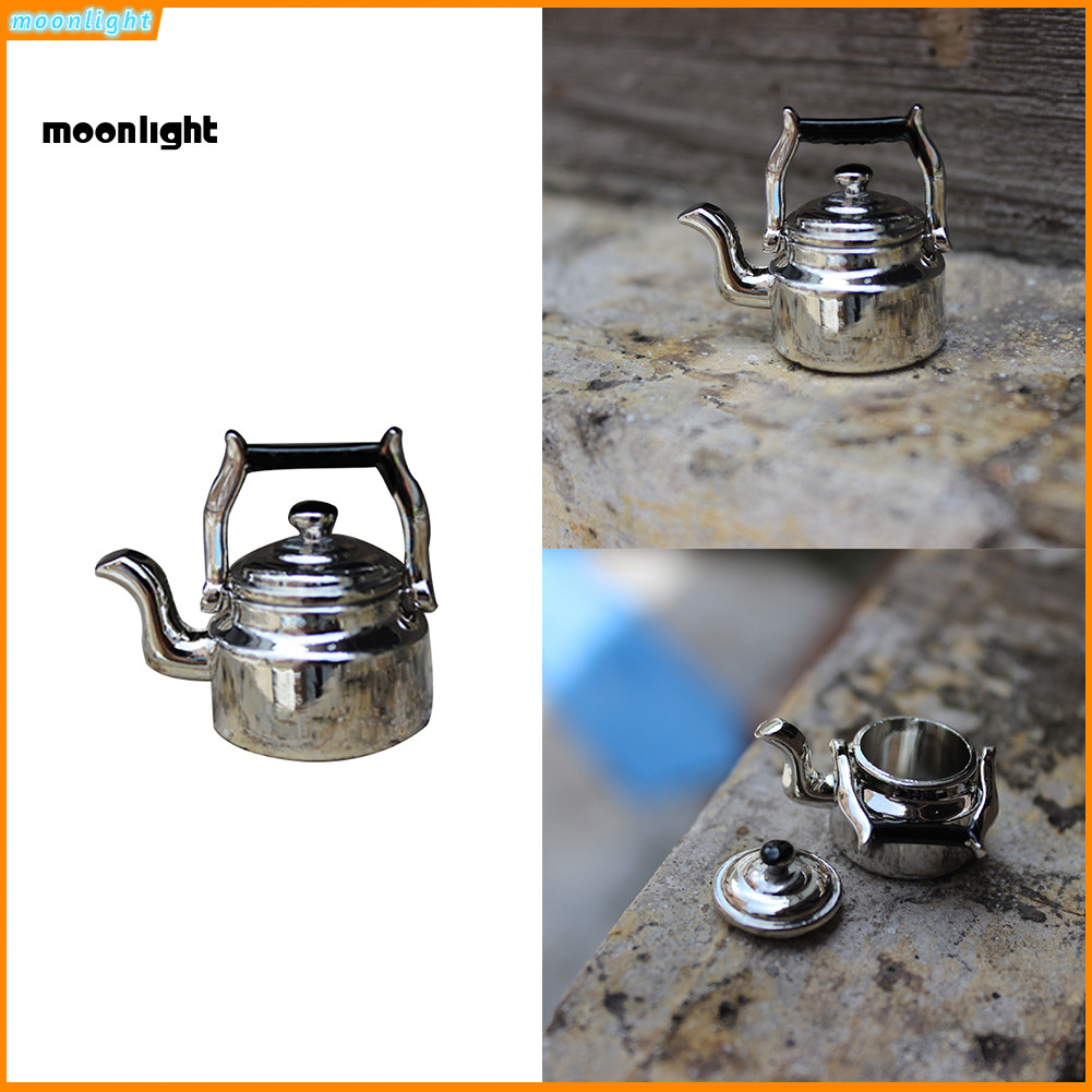 [MO] 1 Nhà Búp Bê Thu Nhỏ Hợp Kim Mini Ấm Siêu Tốc Cũ Nhà Bếp 1: 12 1: 6 Quà Tặng Đồ Chơi Trẻ Em