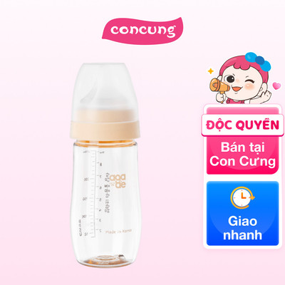 Bình sữa PPSU Aga-ae 270ml (Vàng)