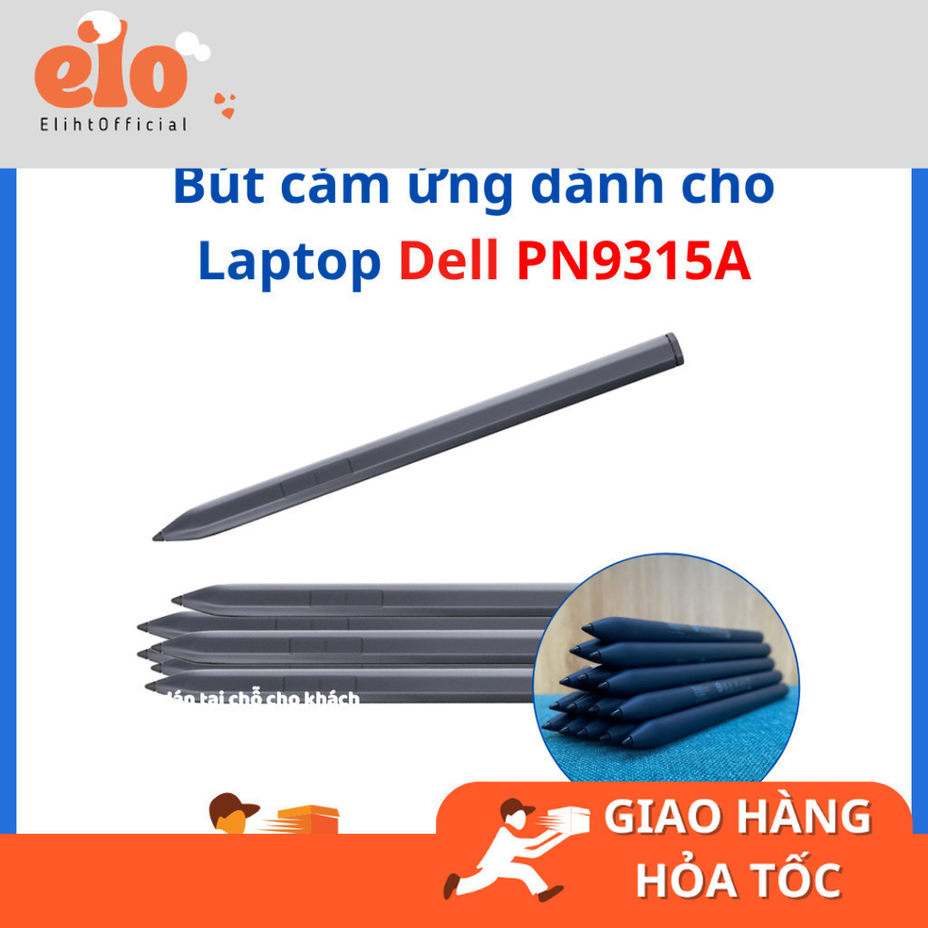BÚT CẢM ỨNG DELL DÀNH CHO LAPTOP  Dell XPS 2-in-1 PN9315A - Active Pen PN9315A - BẢO HÀNH 1 THÁNG