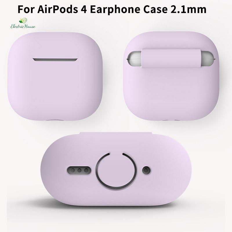 [Nhà Điện] Vỏ mới Cho AirPods 4 Vỏ Bảo Vệ Silicon Có Cổng Sạc Chống Bụi Bụi Bẩn Cắm Cho AirPods 4 Vỏ