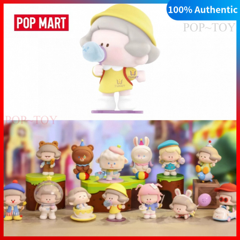 POPMART Cookie Amusement Park Series Figures pop mart Cookieblind box figures gift