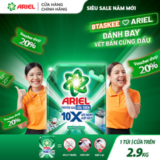   Livestream  Nước Giặt Cửa Trên ARIEL 10X Giặt Nhanh 2.9KG 