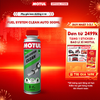  Phụ gia vệ sinh hệ thống nhiên liệu xe ô tô XĂNG - FUEL SYSTEM CLEAN AUTO 300ml 