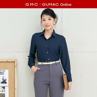   TẶNG QUÀ ĐƠN 499K  Áo sơ mi GUMAC form basic tay dài Regular B4 nhiều màu BAE00001 