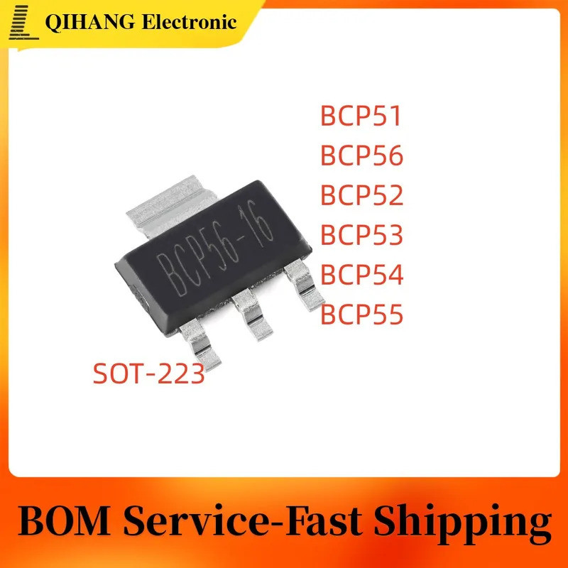 5 CHIẾC BCP51 BCP56 BCP52 BCP53 BCP54 BCP55 SOT-223 Chip ic